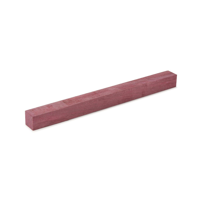 Purpleheart Wood Turning Stock - Thickness:1" - Width:1" - Length:12"